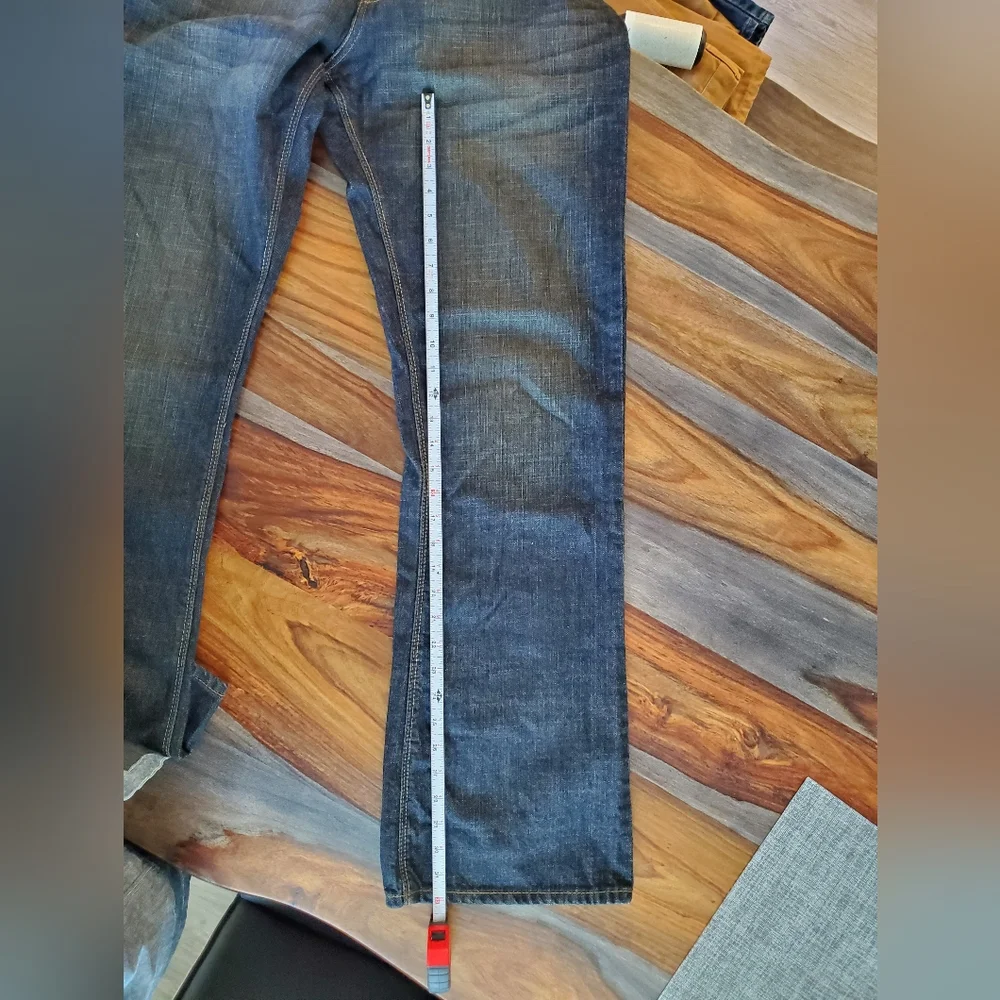 Awesome Denizen Men's Jeans, W34 L32, Dark Blue
